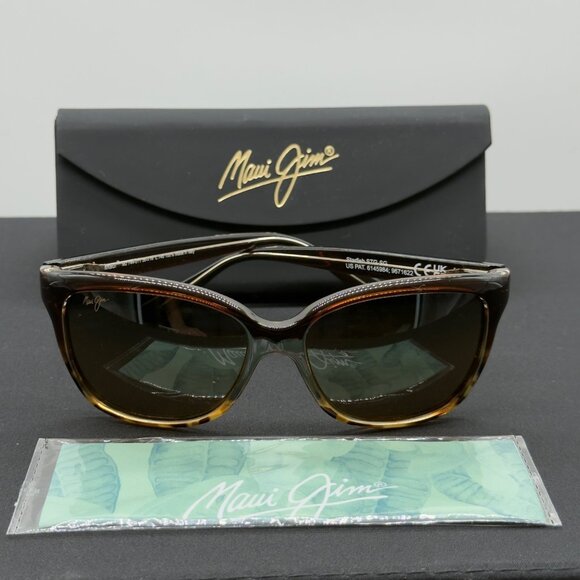 Maui Jim Starfish Polarized Sunglasses Brown Tortoise Brown Lens 744-01T Women's - Picture 1 of 9